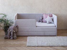 Диван-кровать Happy (светло-серый) в Чанах - chany.mebel-nsk.ru | фото