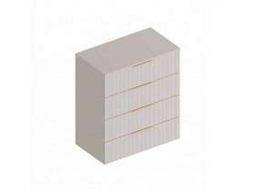 Комод с 4 ящ. «Тефия» (тефия/софт сантьяго) в Чанах - chany.mebel-nsk.ru | фото