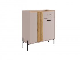 Комод с ящиком Доминика (кашемир/дуб крафт золотой) в Чанах - chany.mebel-nsk.ru | фото