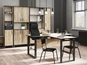 Комплект Гермес лофт (дуб крафт серый) в Чанах - chany.mebel-nsk.ru | фото