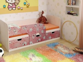 Кровать детская с ящиками 1,86 Минима Hello Kitty в Чанах - chany.mebel-nsk.ru | фото