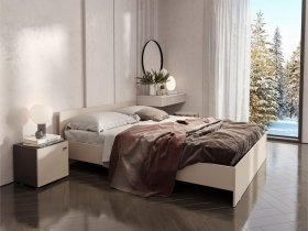 Кровать двухспальная 1,6м Гиза в Чанах - chany.mebel-nsk.ru | фото