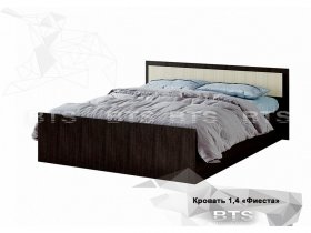 Кровать двуспальная 1,4м LIGHT Фиеста (BTS) в Чанах - chany.mebel-nsk.ru | фото