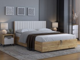 Кровать двуспальная 1,6м Юлия в Чанах - chany.mebel-nsk.ru | фото