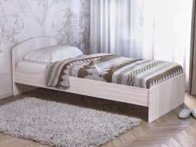 Кровать односпальная 80 с низкой спинкой (ясень шимо светлый) в Чанах - chany.mebel-nsk.ru | фото