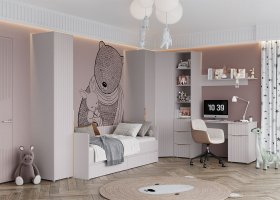 Модульная детская «Тефия» (тефия/софт сантьяго) в Чанах - chany.mebel-nsk.ru | фото