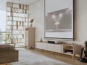 Модульная гостиная Одетта (дуб эндгрей/меланж) в Чанах - chany.mebel-nsk.ru | фото