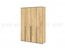 Шкаф четырехстворчатый Норд (дуб крафт) в Чанах - chany.mebel-nsk.ru | фото