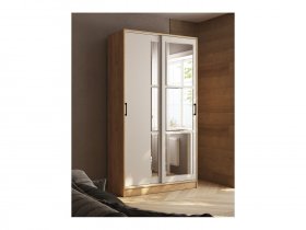 Шкаф-купе 1,2м «Стиль-2» (дуб крафт золотой/кашемир) в Чанах - chany.mebel-nsk.ru | фото