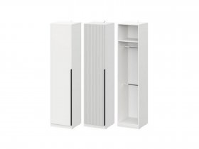 Шкаф ШК-50 Эккервуд (белый) в Чанах - chany.mebel-nsk.ru | фото