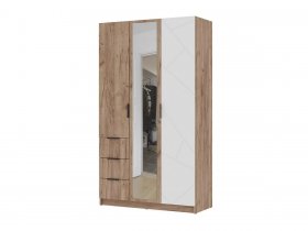 Шкаф трехстворчатый 1200 ШК-03 Орегон в Чанах - chany.mebel-nsk.ru | фото