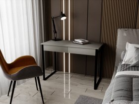 Стол письменный Ст043.0 (графит серый/черный муар) в Чанах - chany.mebel-nsk.ru | фото