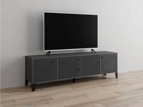 Тумба под ТВ Парус-10 (графит/гранит лофт) в Чанах - chany.mebel-nsk.ru | фото