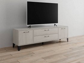 Тумба под ТВ Парус-13 (ясень анкор светлый) в Чанах - chany.mebel-nsk.ru | фото