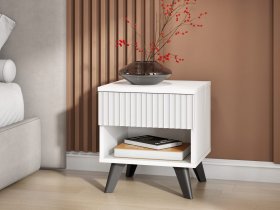Тумба прикроватная Эккервуд (белый) в Чанах - chany.mebel-nsk.ru | фото